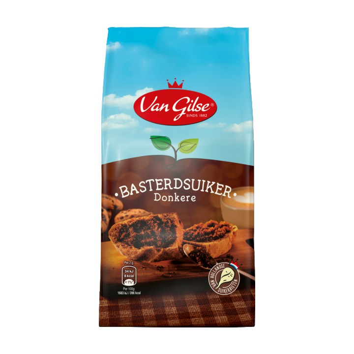 Van Gilse Basterdsuiker Donkere 600g