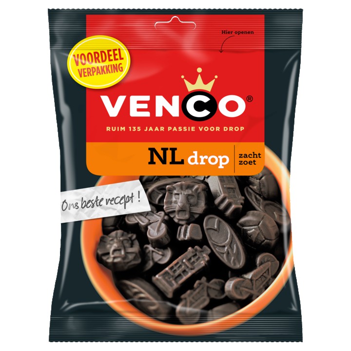 Venco NL Drop Zacht Zoet Voordeelverpakking 425g