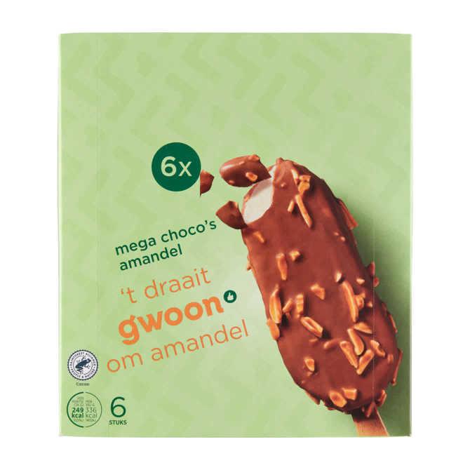 g&#039;woon Mega choco&#039;s amandel