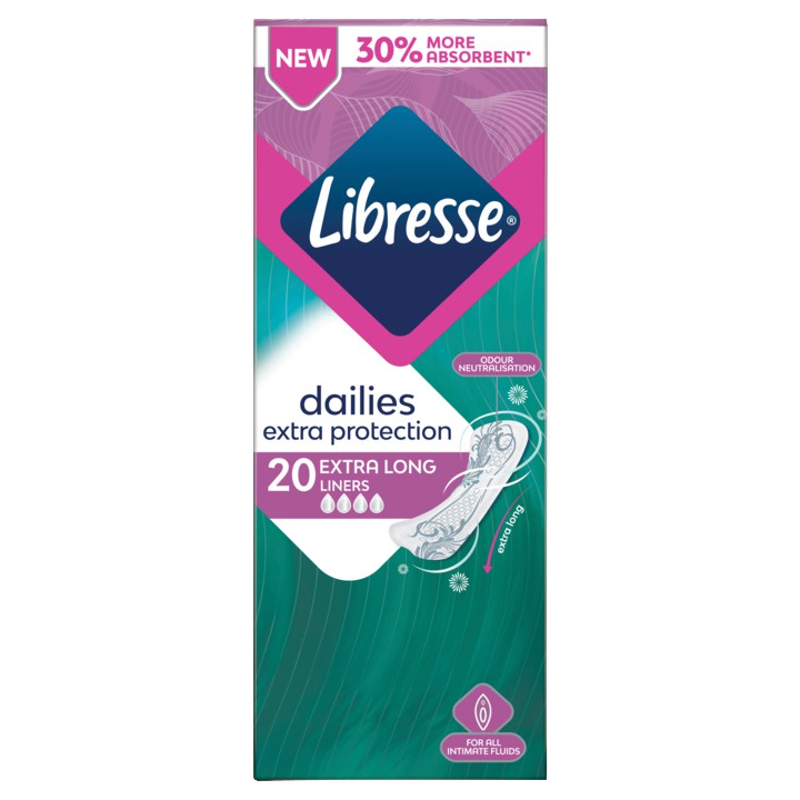 Libresse Extra Protecton Extra Long 20 Stuks