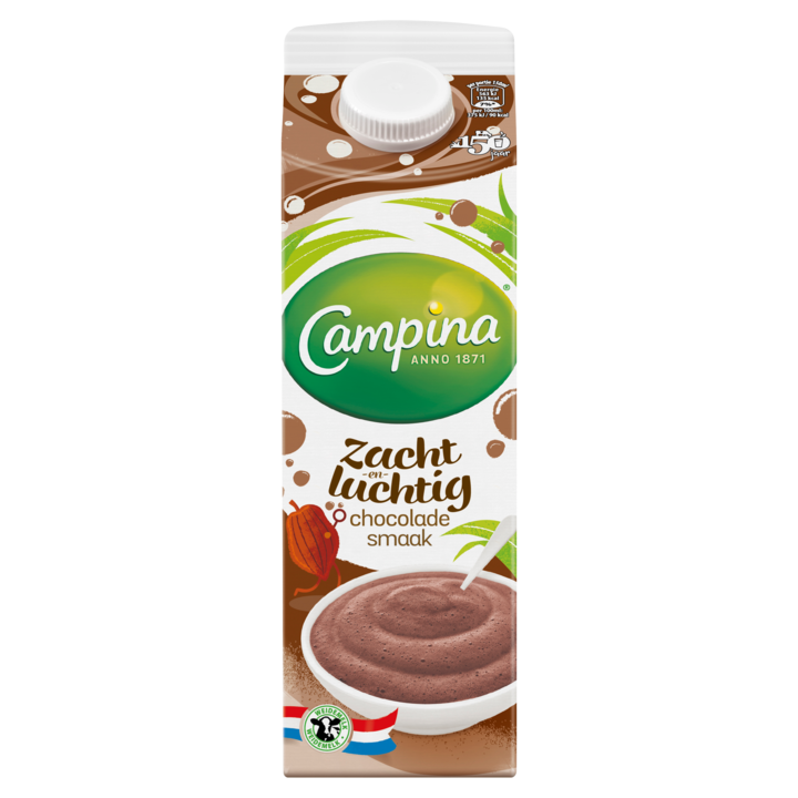 Campina Dessert Zacht en Luchtig Chocolade 1L