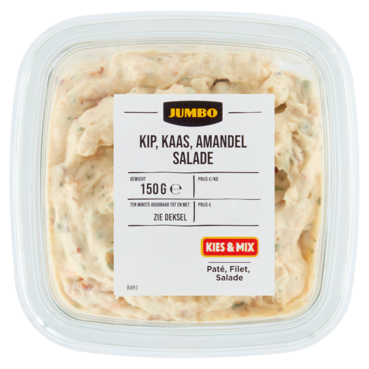 Jumbo Salade met Kip, Kaas, Amandel 150g