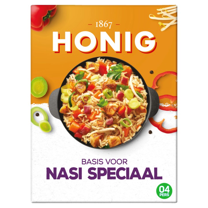 Honig Maaltijdmix voor Nasi Speciaal 39g