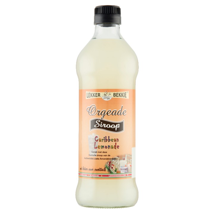 Lekker Bekkie Orgeade Siroop Caribbean Lemonade 500ml