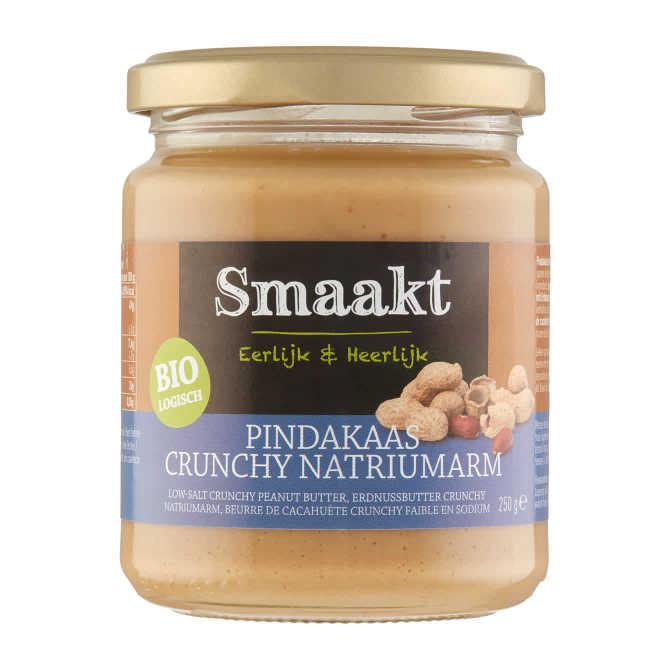 Smaakt Pindakaas crunchy biologisch