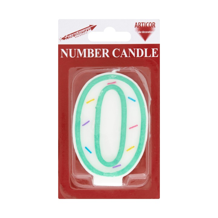 Articor Number Candle 0