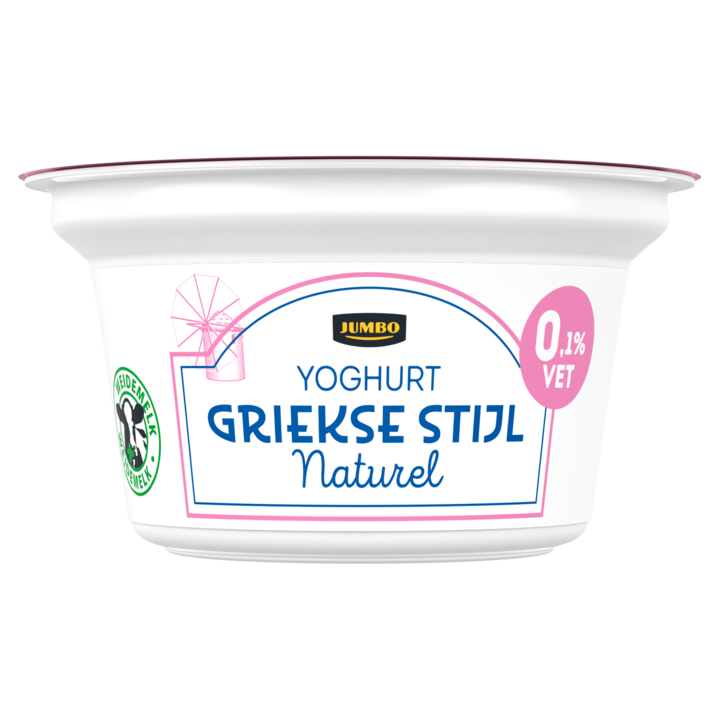 Jumbo Yoghurt Griekse Stijl Naturel 0,1% Vet 150g
