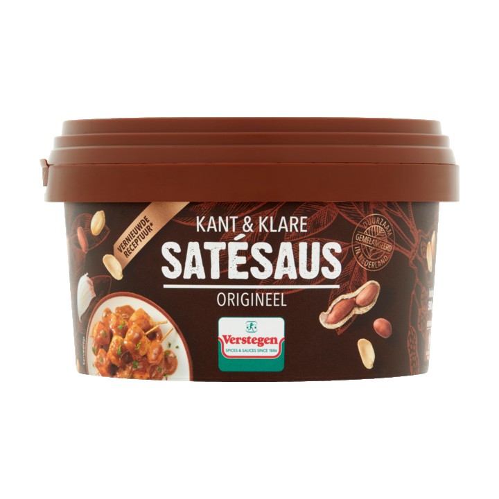 Verstegen Kant &amp;amp; Klaar Sat&amp;eacute;saus Origineel 500g
