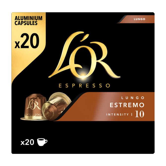 L&#039;OR Lungo Estremo koffiecups