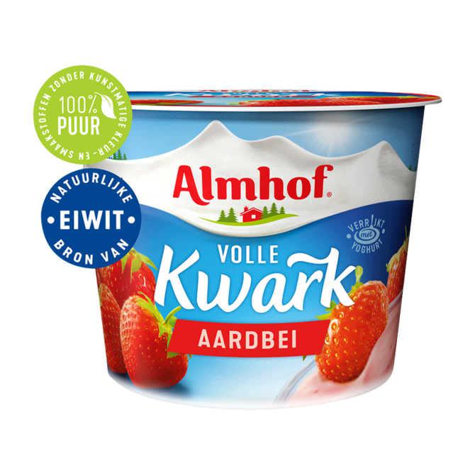 Almhof volle kwark aardbei