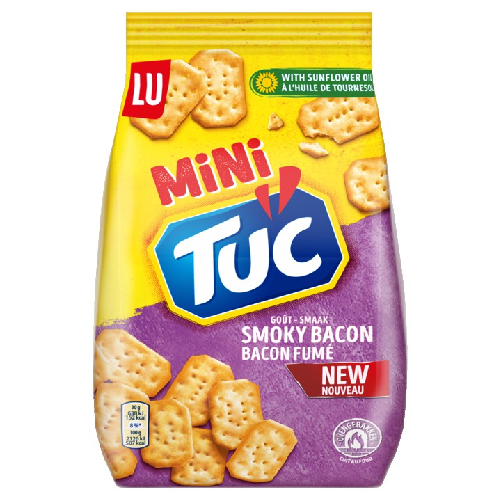 LU TUC Mini zoutjes Bacon smaak 100g