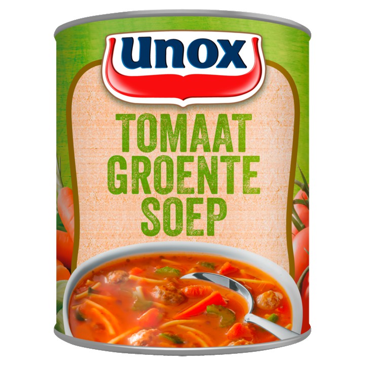 Unox Soep in Blik Stevige Tomaat Groentesoep 800ml