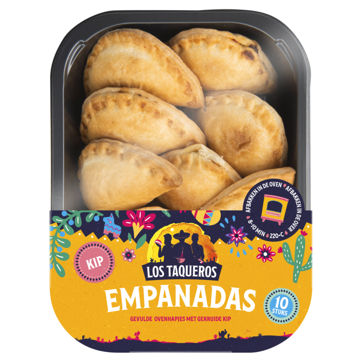 Los Taqueros Empanadas Kip 10 stuks