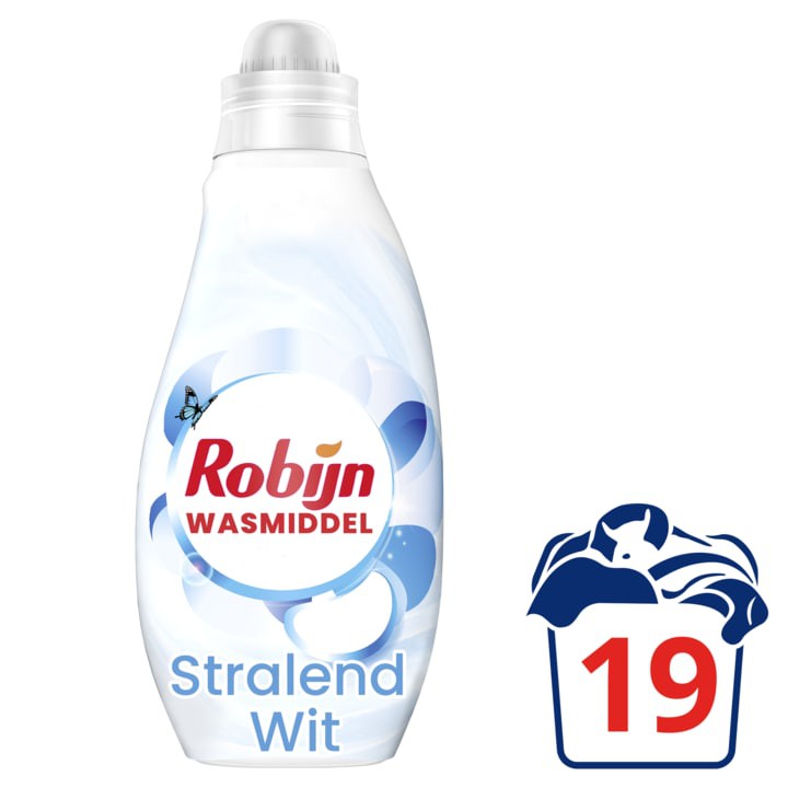 Robijn Klein &amp;amp; Krachtig Classics Vloeibaar Wasmiddel Stralend Wit 665ml