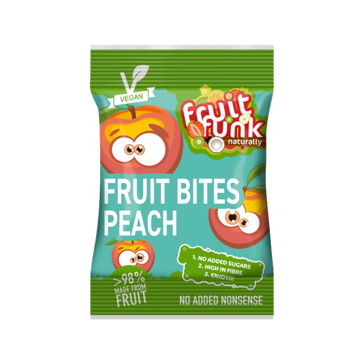 Fruit Funk Fruit Bites Peach 16g