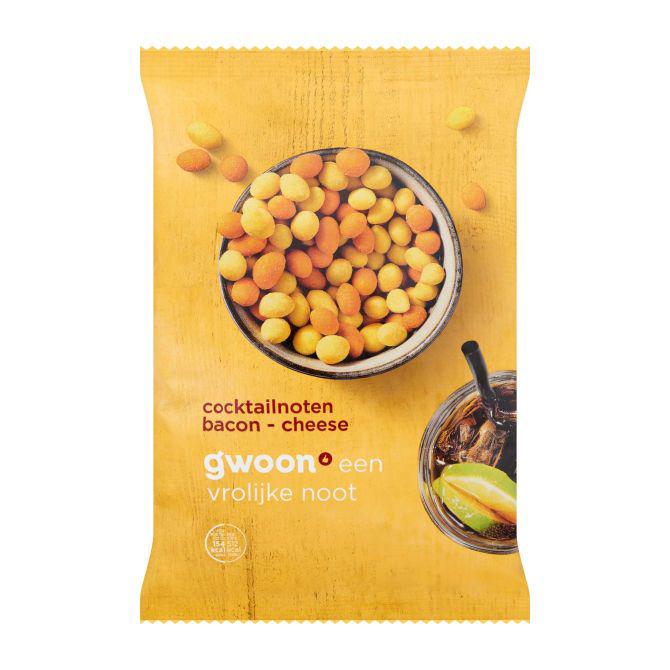 g'woon Cocktailnoten bacon kaas