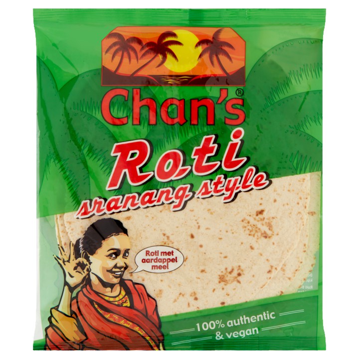 Chan&amp;#x27;s Roti Sranang Style 5 Stuks 300g