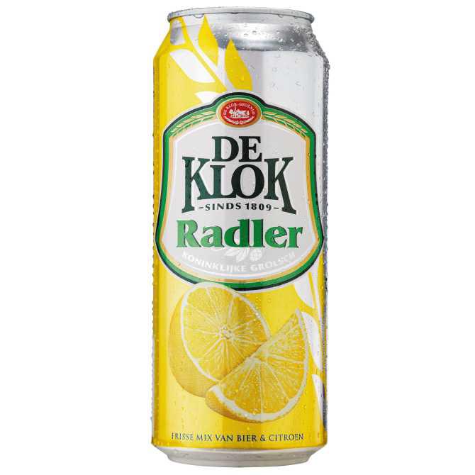 De Klok Radler Bier Blik - 50 cl