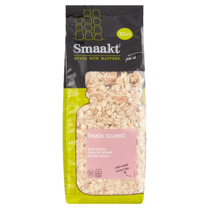 Smaakt Bio Basis Muesli 500g