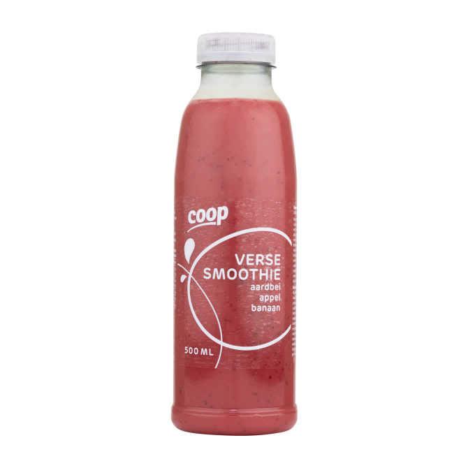 Coop Verse smoothie aardbei banaan coop