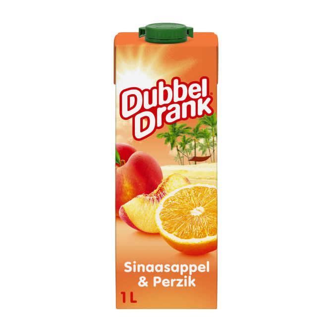 DubbelDrank Sinaasappel &amp; perzik