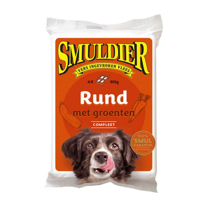 Smuldier Rund met Groenten 4 x 60 g