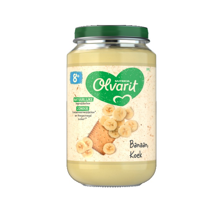 Olvarit Banaan Koek 8+ Maanden 200g