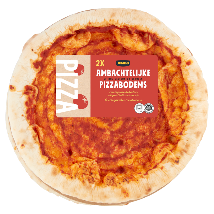 Jumbo Ambachtelijke Pizzabodems 2 Stuks