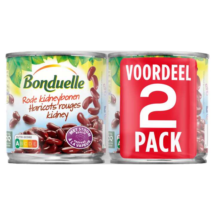 Bonduelle Rode Kidneybonen Voordeelpak 2x160g