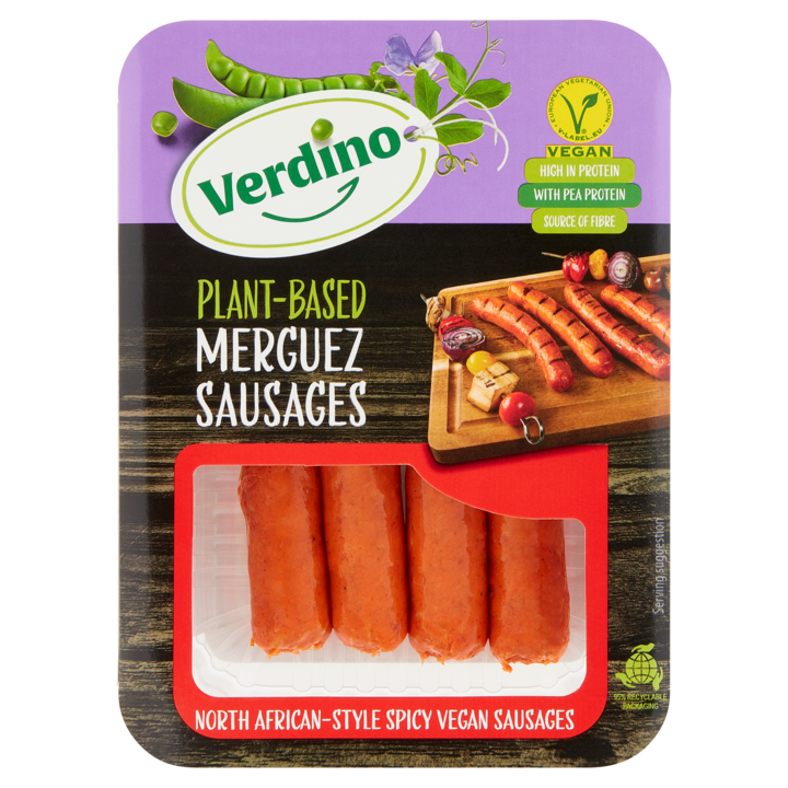 Verdino Plant-Based Merguez Sausages 200g