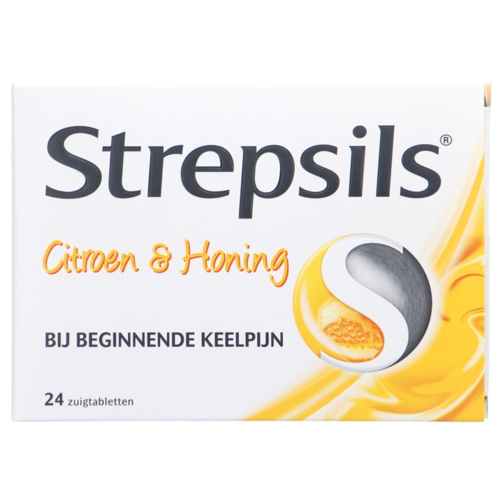 Strepsils Citroen &amp;amp; Honing 24 Zuigtabletten