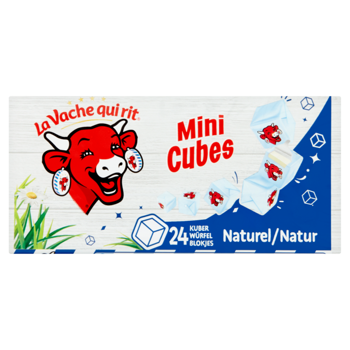 La Vache qui rit Mini Cubes Naturel smeerkaas 24 blokjes 125g