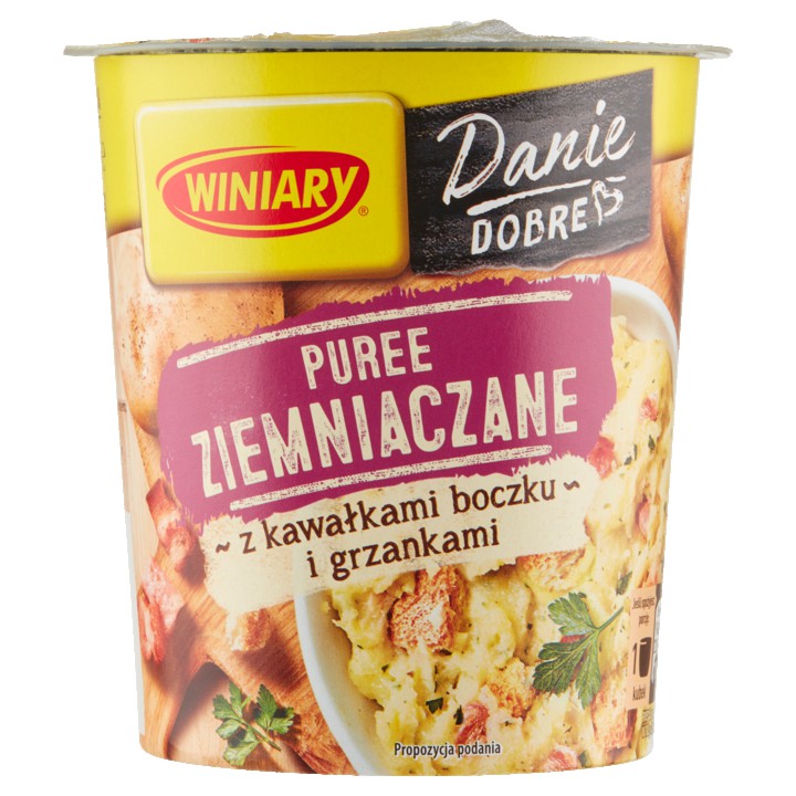 Winiary Aardappelpuree met Bacon-Smaak en Croutons 53g