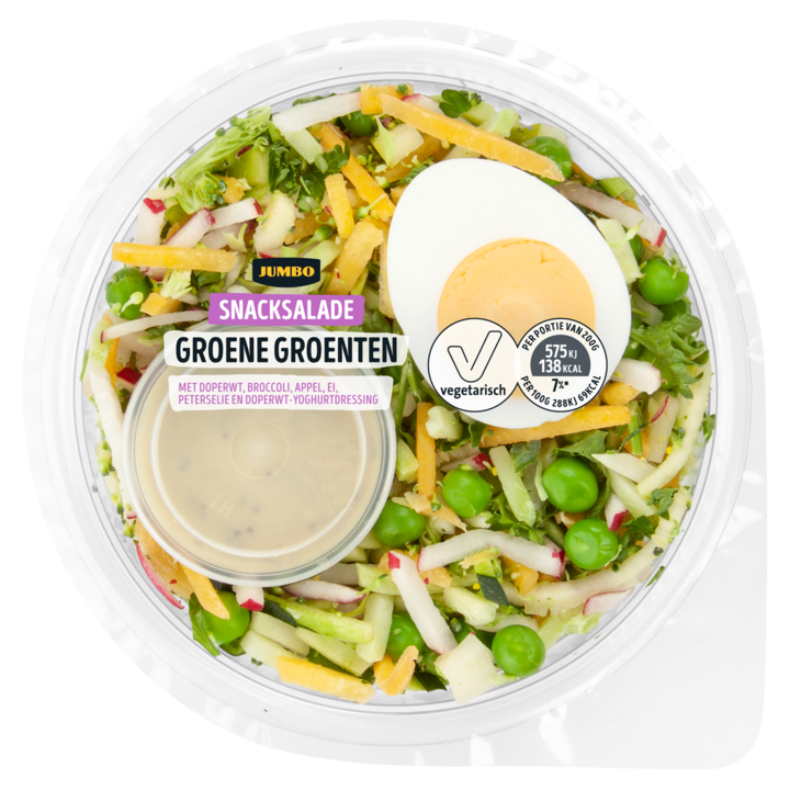 Jumbo Snacksalade Groene Groenten 200g