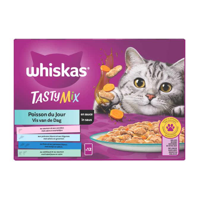 Whiskas 1+ Adult casserole maaltijdzakjes kattenvoer