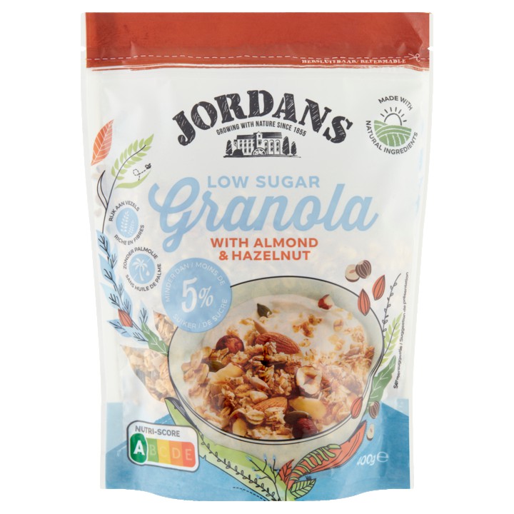 Jordans Low Sugar Granola with Almond &amp;amp; Hazelnut 400g