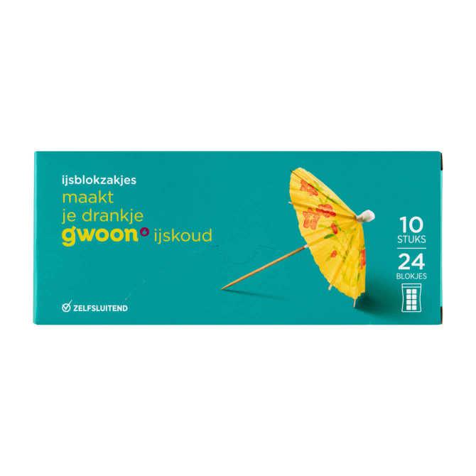 g&#039;woon IJsblokjes zakjes