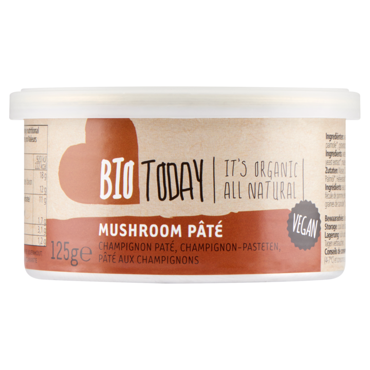 BioToday Champignon Pat&amp;eacute; 125g