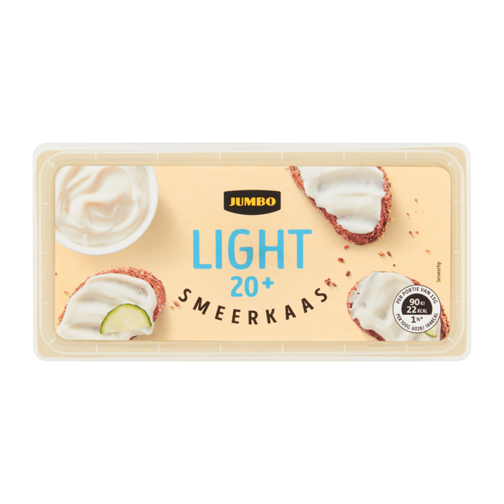 Jumbo Smeerkaas Light 20+ 200g