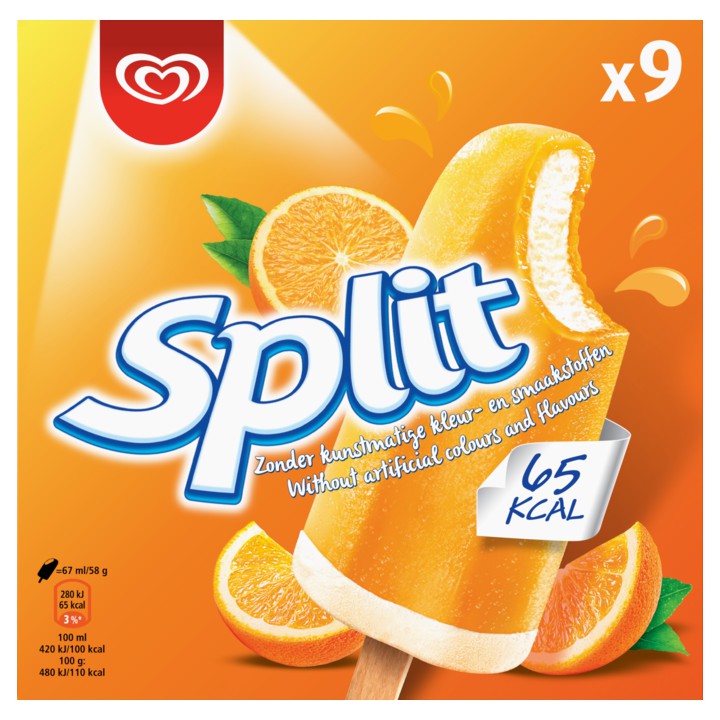 OLA Ijs Split 9 x 67ml