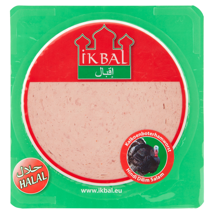 Ikbal Kalkoenboterhamworst 200g