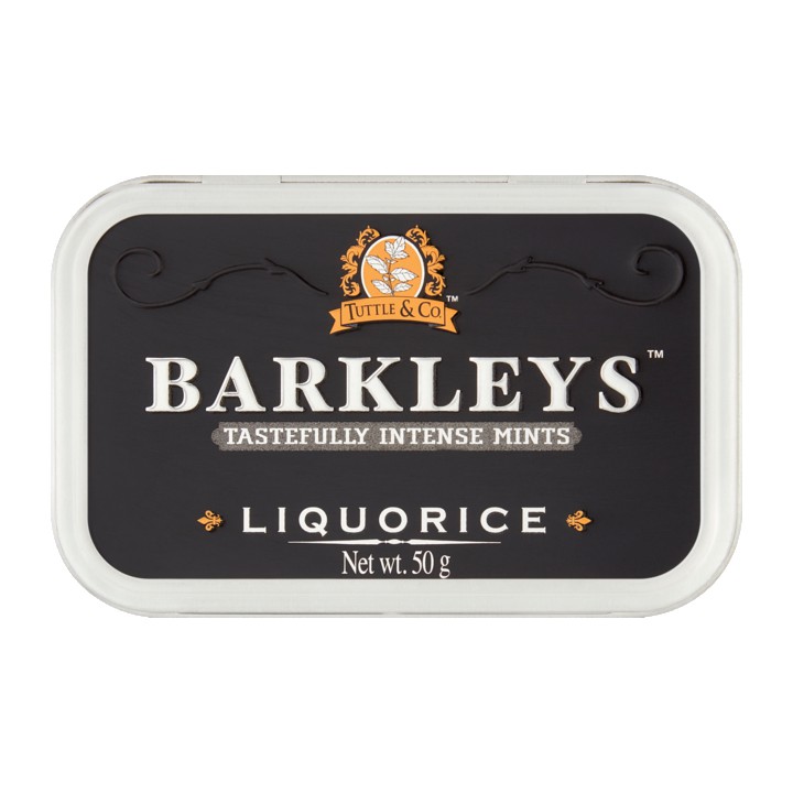 BARKLEYS&amp;trade; Liquorice Tastefully Intense Mints 50g