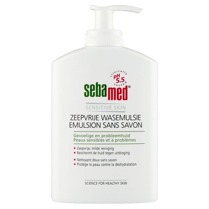 Sebamed Sensitive Skin Zeepvrije Wasemulsie 300ml