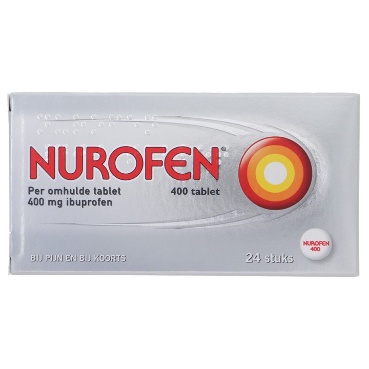 Nurofen Ibuprofen tabletten 400 mg, 24 stuks