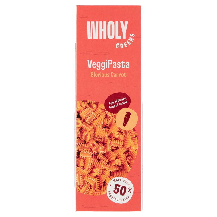 Wholy Greens VeggiPasta Glorious Carrot 250g