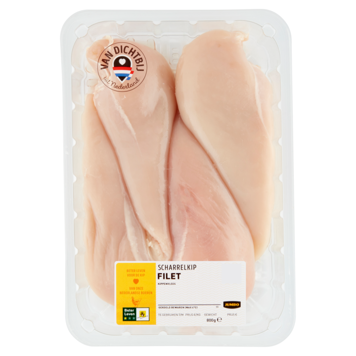 Jumbo Scharrelkip Filet 800g