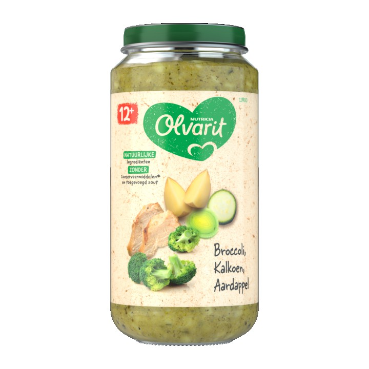 Olvarit Broccoli Kalkoen Aardappel 12+ Maanden 250g