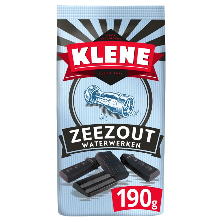 Klene Zeezout Waterwerken Zoute Drop Zak 190 gram