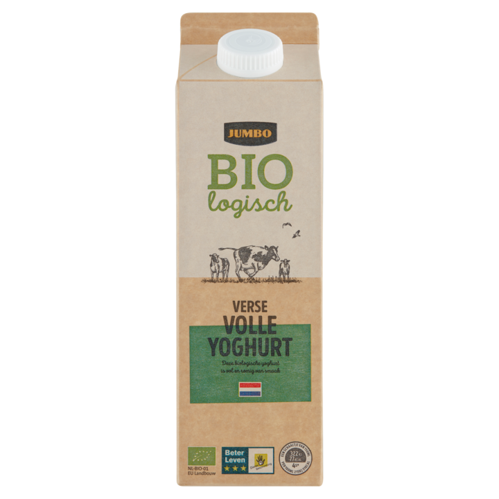 Jumbo Biologisch Verse Volle Yoghurt 1L