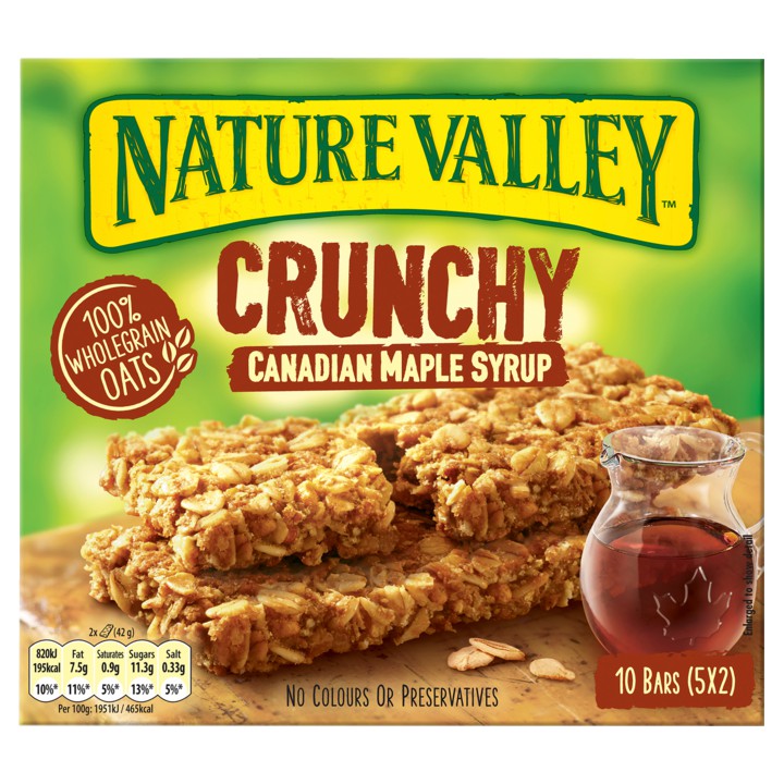 Nature Valley Crunchy Canadian Maple Syrup 5 x 42g